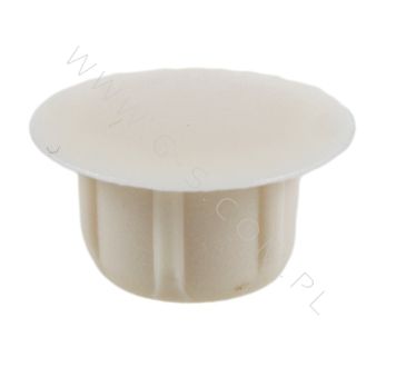 Zaślepka tworzywowa pod otwór Ø 8 mm - Cream